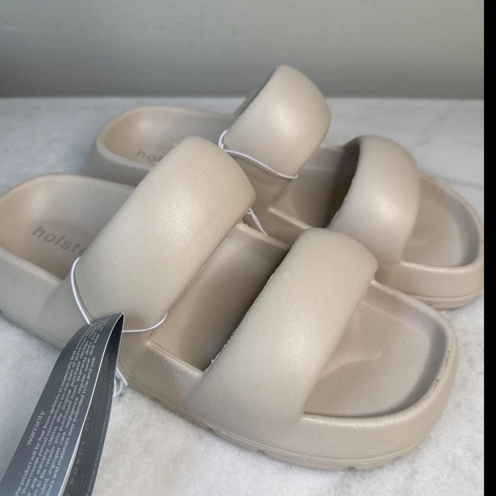 Holster Solemate Womens Comfortable Slides Sandals - Sand Neutral